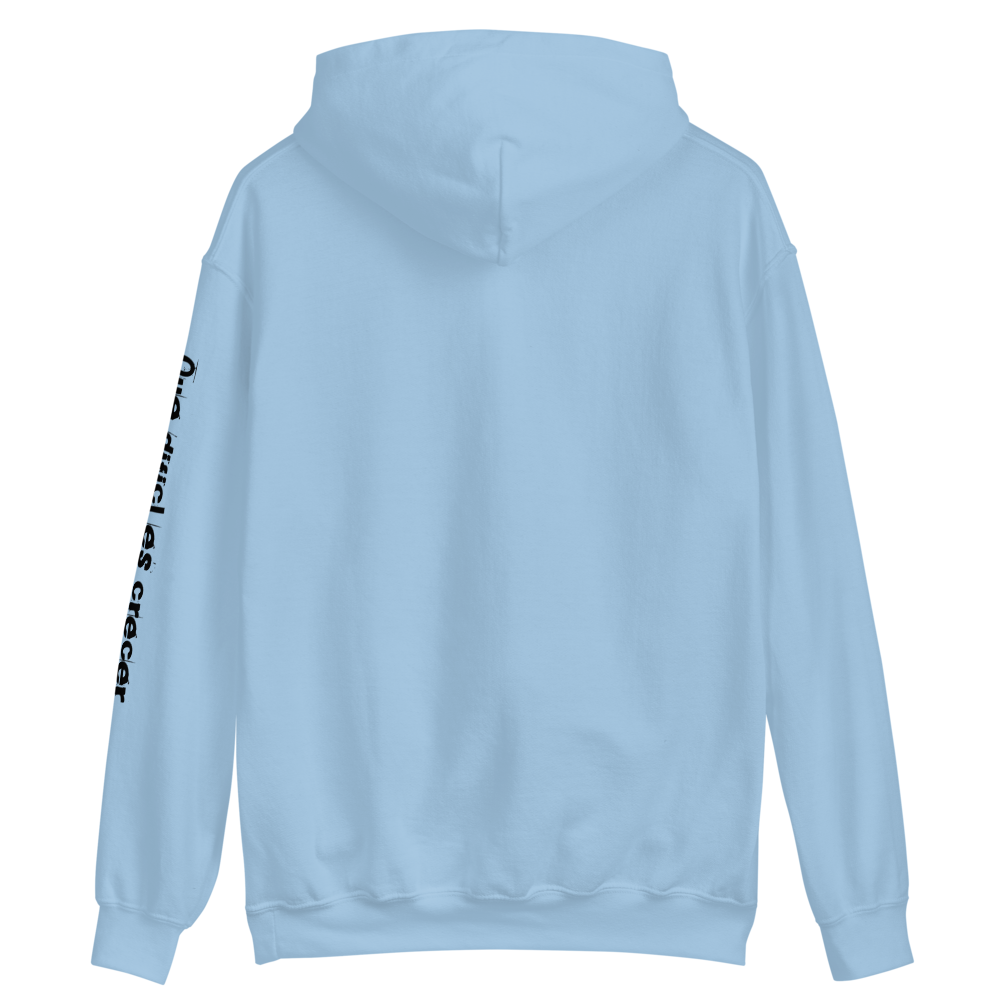 Crecer Blue Hoodie Back