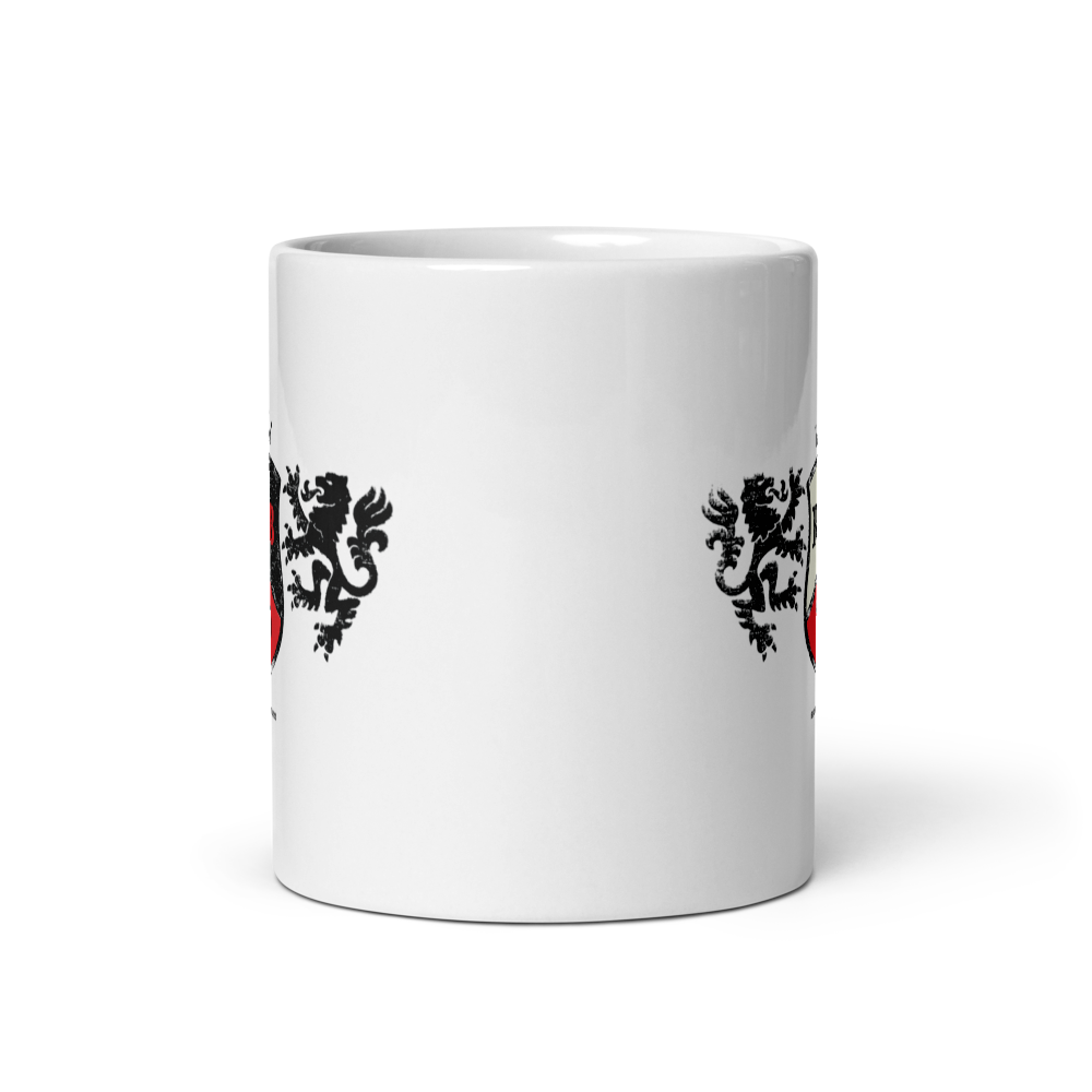 RBD White Emblem Mug Back