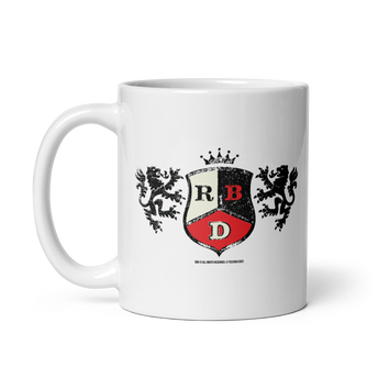 RBD White Emblem Mug left