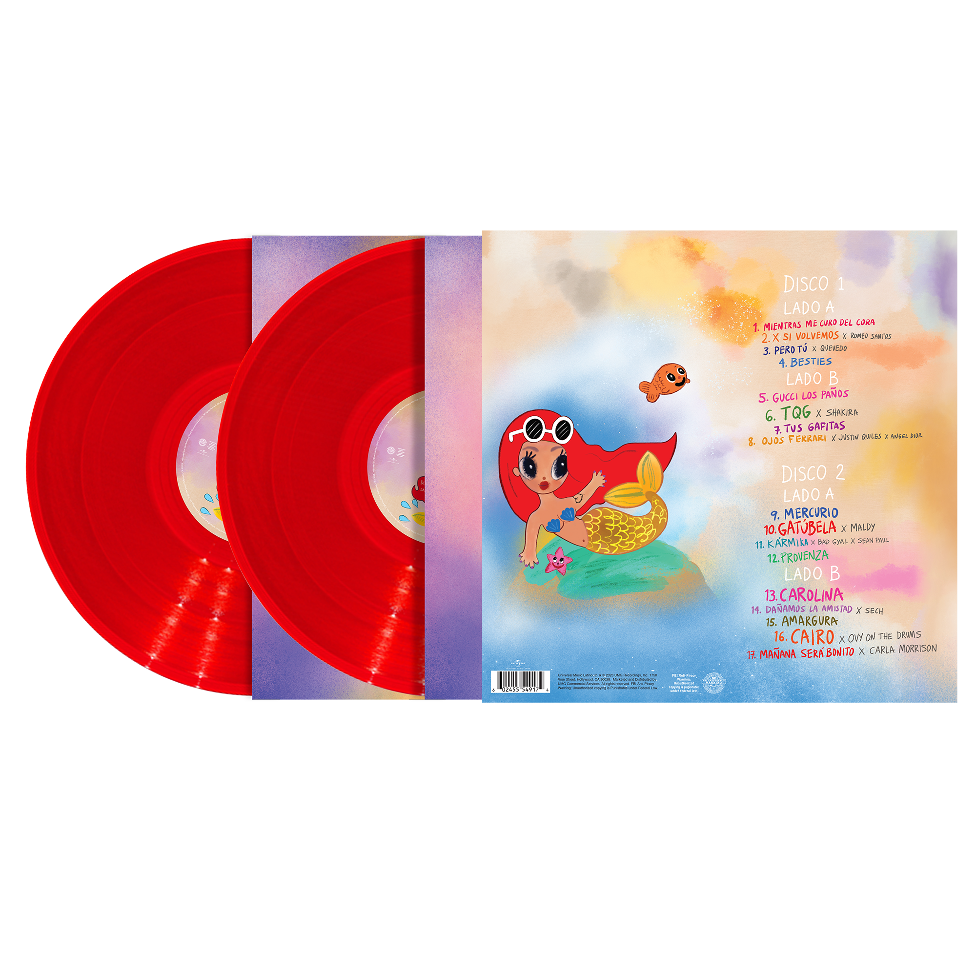 Karol G Staging · Products · Mañana Será Bonito Limited Edition Vinyl ·  Back