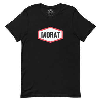 Morat Logo Black Tee Front